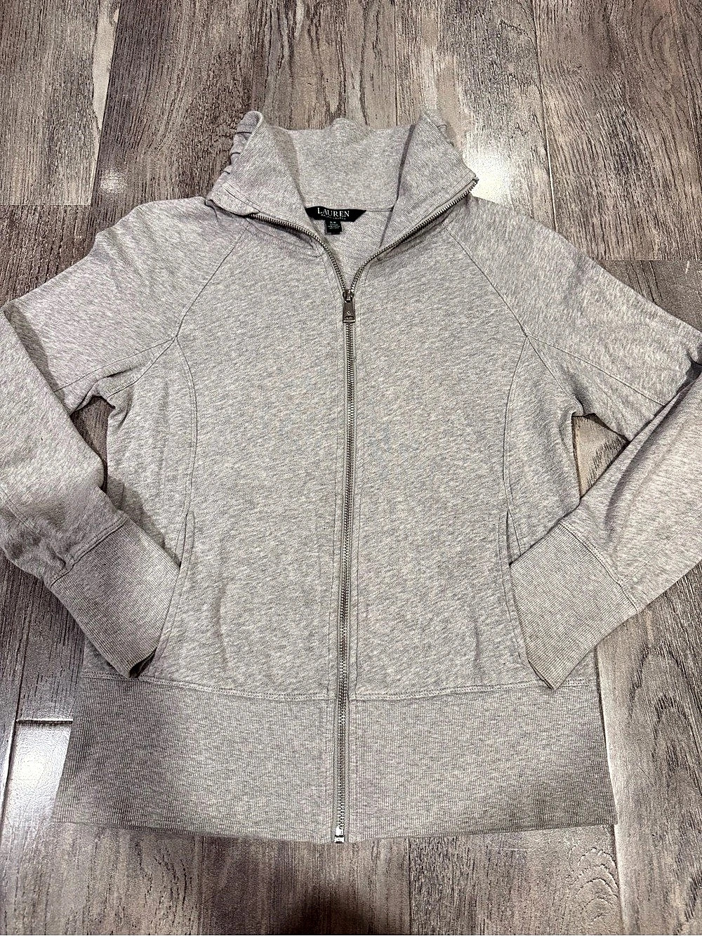 Lauren Gray Full-Zip Hoodie Like New